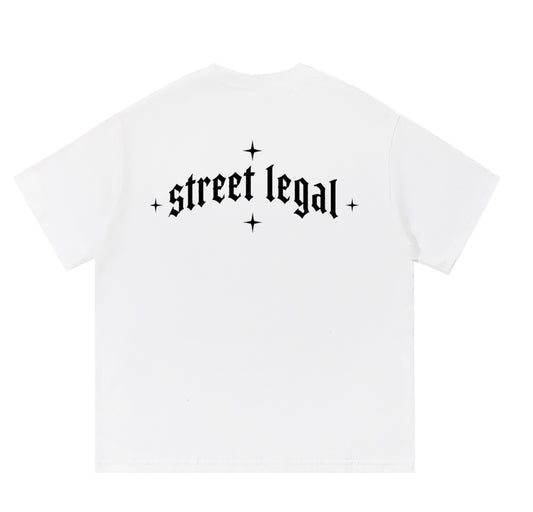 Utopia “STREET LEGAL” shirt in white