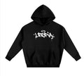 Utopia “NO PERFECT WORLD”  hoodie in black