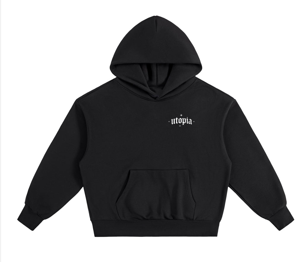 Utopia “STREET LEGAL” hoodie in black