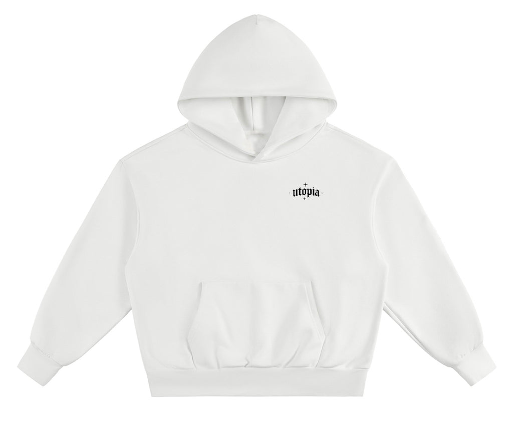 Utopia “STREET LEGAL” hoodie in white