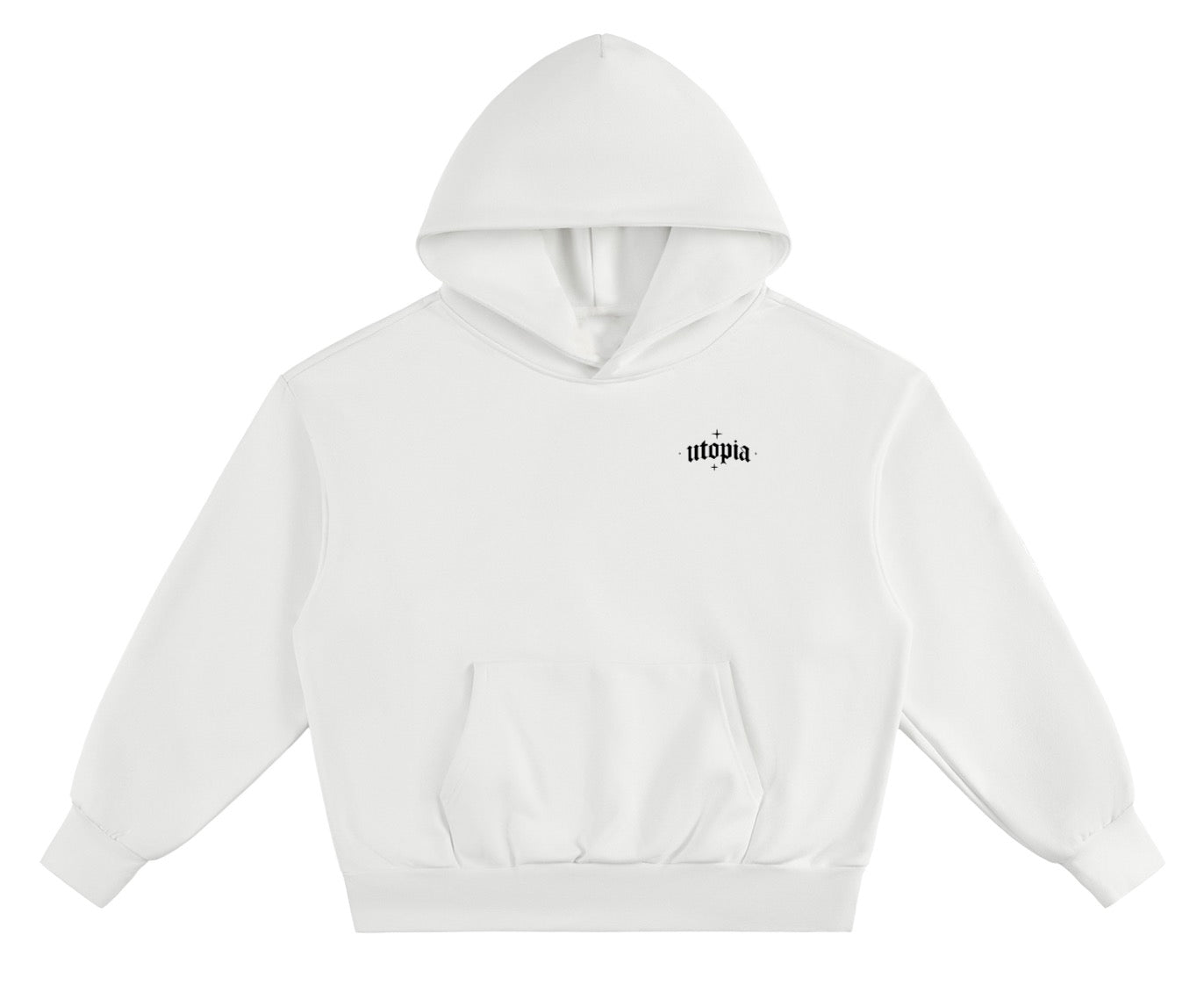 Utopia “STREET LEGAL” hoodie in white