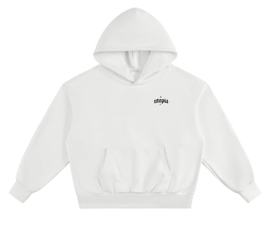 Utopia “STREET LEGAL” hoodie in white