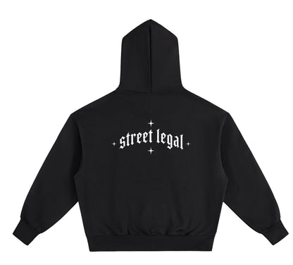 Utopia “STREET LEGAL” hoodie in black
