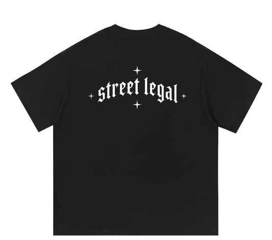 Utopia “STREET LEGAL” shirt in black